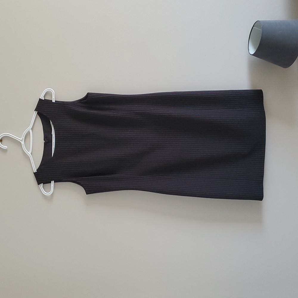 Women's Nygard Collection Petites Elegant Black Sleeveless Office Dress Career 6
